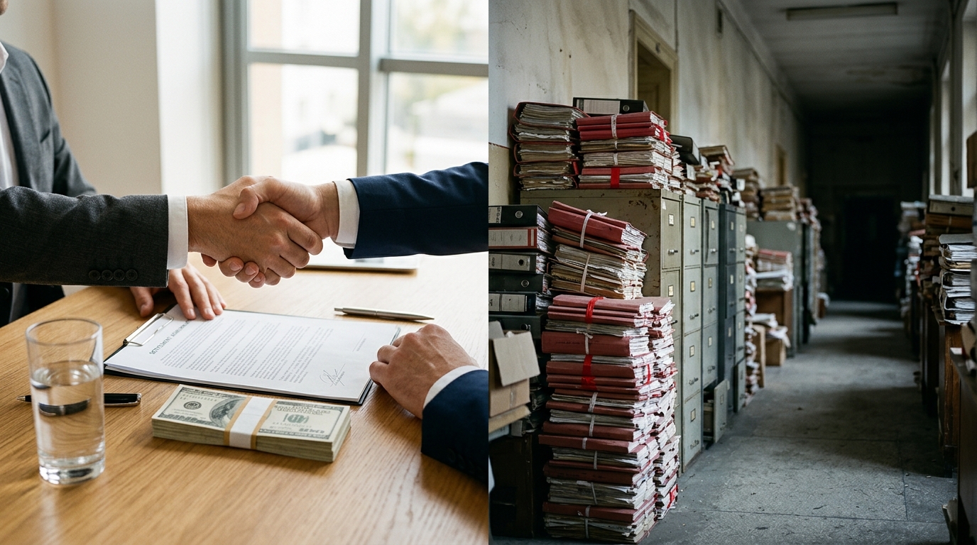 Accelerated Financial Recovery Versus Years Of Courtroom Backlogs